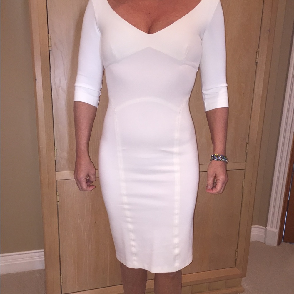 Intermix Dsquared2 White dress